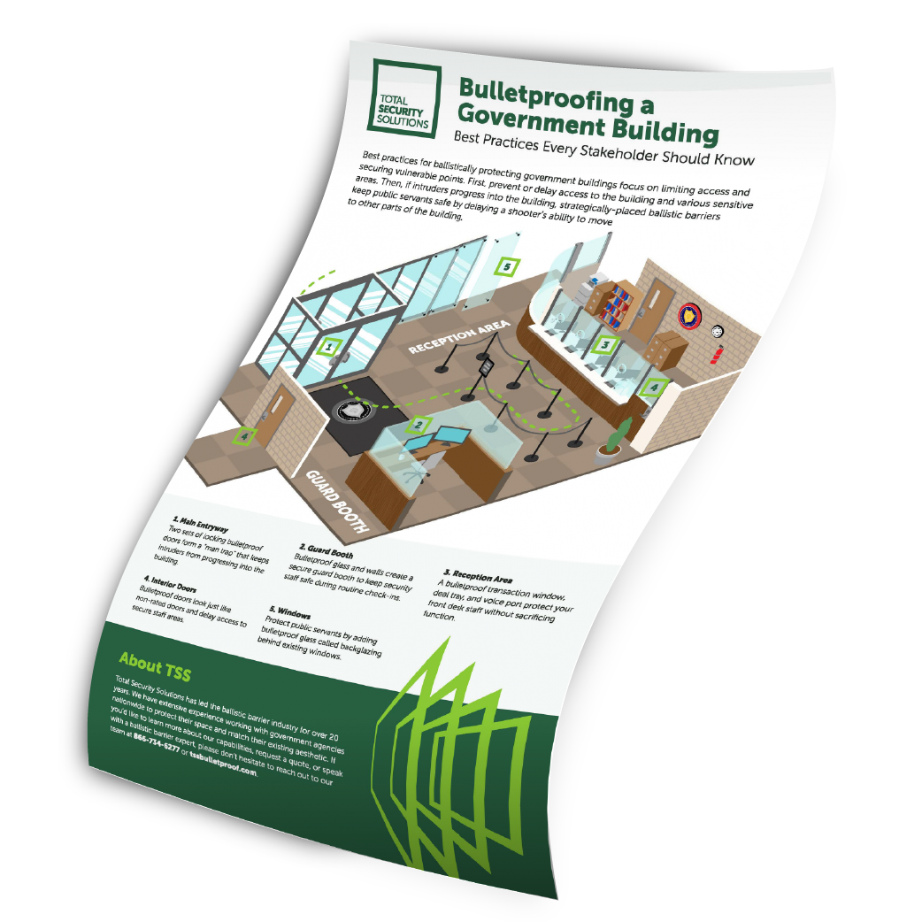  bulletproofing a government building best practices infographic